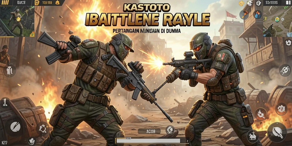 Tangkapan layar menampilkan pertempuran seru dalam KASTOTO.